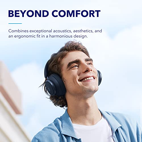 Soundcore by Anker Space Q45 Adaptive Active Noise Cancelling Headphones, Reduce Noise by Up to 98%, 50H Playtime, App Control, LDAC Hi-Res Wireless Audio, Comfortable Fit, Clear Calls, Bluetooth 5.3