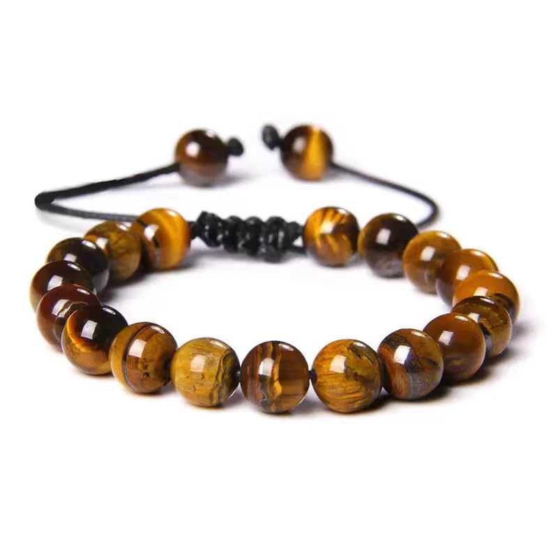 Simashts Natural Lava Stone Bracelet for Men Boyfriend Husband Dad Thanksgiving Gift Christmas Gift for Him Grandpa Uncle