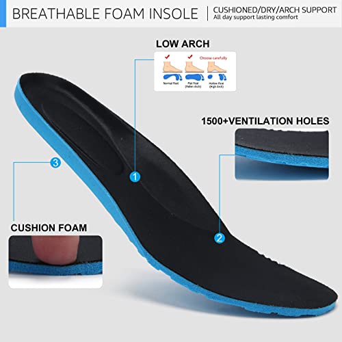 UZB MARY JANE SHOES WOMEN'S MEMORY FOAM ORTHOPEDIC OFFICE & WORK SHOES - NON SLIP CASUAL FLATS WITH HOOK AND LOOP CLOSURE, NAVY, 6 US