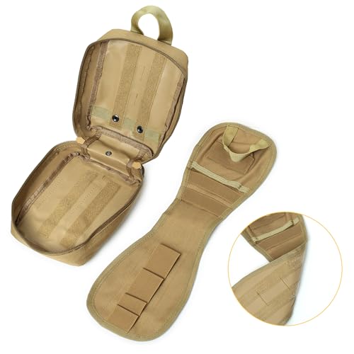 Tactical Molle EMT Pouch Ifak Pouch Medical First Aid Pouch Bag (Black)