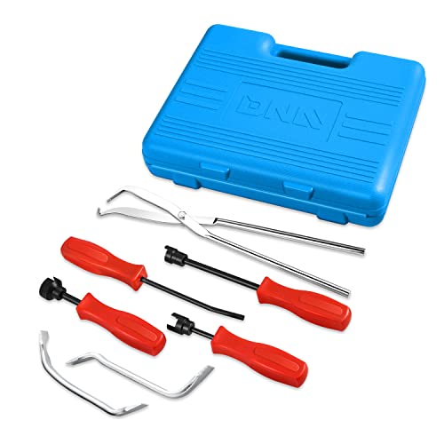 DNA MOTORING TOOLS-00244 8-Pcs Brake Service Kit, Brake Spring Installer Remover Plier Tools Set with Carrying Case,Blue