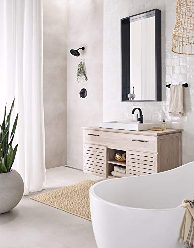 Moen Doux Brushed Nickel One-Handle High Arc Laminar Stream Bathroom Faucet, Modern Bathroom Sink Faucet, S6910BN