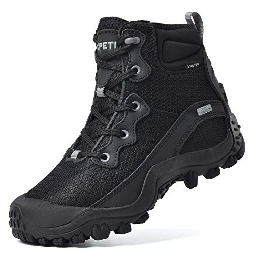 XPETI Women's Dimo Mid Waterproof Outdoor Hiking Boot Non Slip Trekking Boots