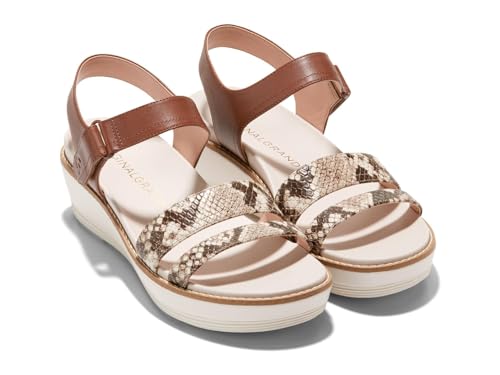 Cole Haan Women's Originalgrand Peyton Flatform Sandal, Denim Multi, 10