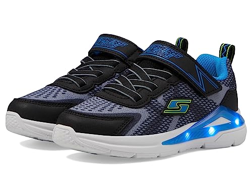 Skechers Kids Boy's Tri-Namics Sneaker, Black/Yellow/Blue, 13.5 Little Kid