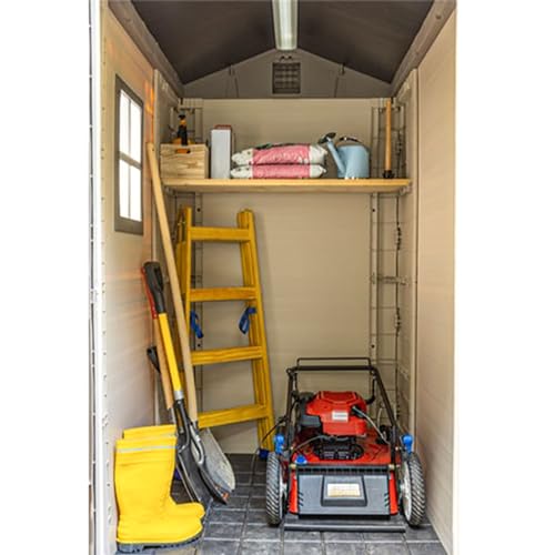 Keter Factor 4x6 Outdoor Storage Shed Kit-Perfect to Store Patio Furniture, Garden Tools, Bike Accessories, Beach Chairs and Push Lawn Mower