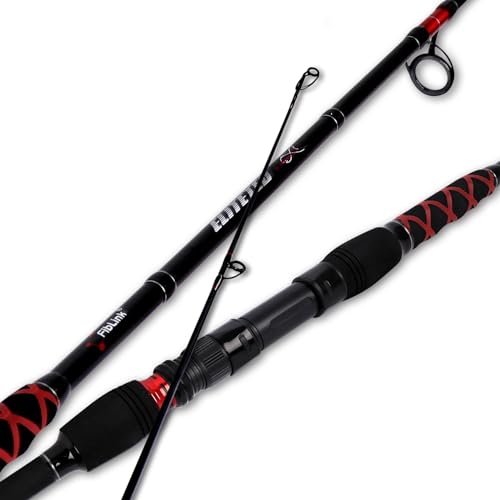 Fiblink Surf Spinning Fishing Rod Carbon Fiber Travel Fishing Rod (9' - 2pcs - MH)