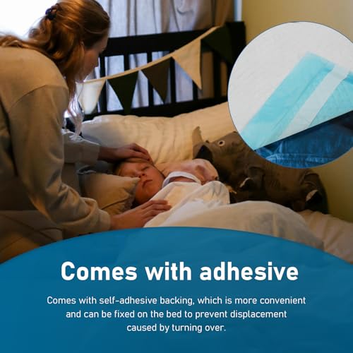 30"X 36" Super Absorbency Disposable Underpads with Adhesive Strips Adults Bed Pads & Puppy Pads, Dog Pee Pads Extra Large (20 Count)