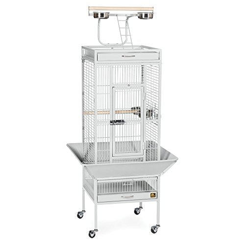 Prevue Pet Products Wrought Iron Select Bird Cage Pewter Hammertone 3151BLK