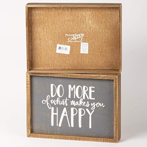 Primitives by Kathy 34365 Hand-Lettered Slat Wood Box Sign, 6 x 11-Inches, Be Brave