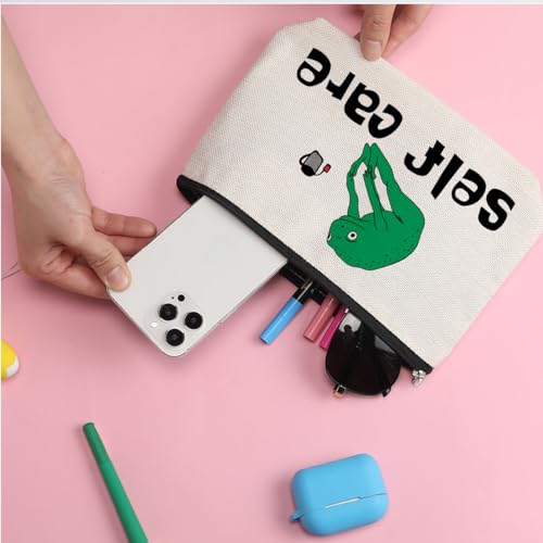 Gymnastics Gifts Makeup Bag Gymnastics Coach Gifts Graduation Sports Gifts Makeup Pouch Gymnastics Team Gift Friendship Appreciation Gifts for Women Friends Birthday Mothers Day Cosmetic Travel Bag