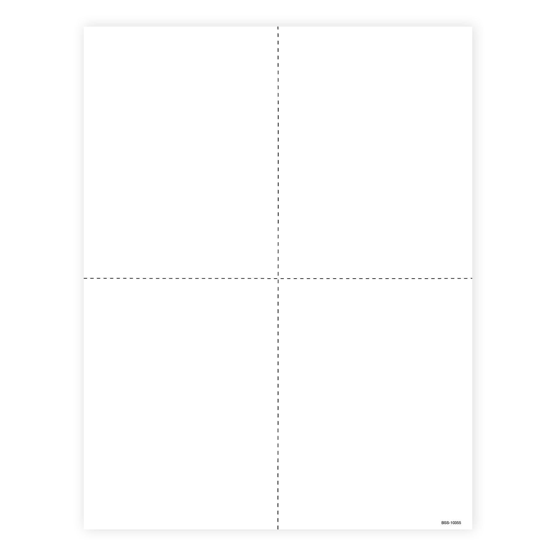 Blank W2 Forms, 2025 4 Up W2 Tax Forms, 100 Employee Forms, Designed for QuickBooks and Accounting Software, Ideal for E-Filing, Works with Laser or Inkjet Printers, 100 Four Part Forms
