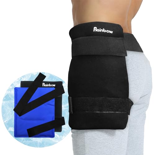 RAINBOW Gel Ice Packs for Injuries Reusable, Hot Cold Therapy Ice Pack Wrap Pain Relief for Bruises, Swelling, Sprains, Flexible Large Ice Pack for Knee, Hip, Back and Shoulder (11" x 14"-Pack of 1)