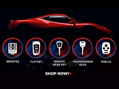 Car Key Fob Keyless Entry Remote fits Toyota 2007-2013 Yaris, 2005-2010 Scion TC (MOZB41TG, 2584A-B41TG)