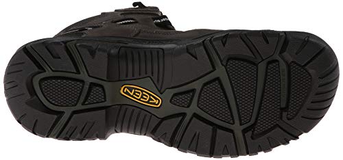 KEEN Utility Men's Braddock Mid Steel Toe Waterproof Work Shoe, Cascade Brown/Tawny Olive, 9.5 Wide US