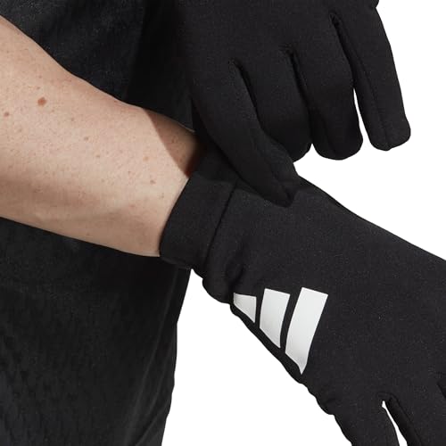 adidas Unisex-Adult Tiro League Field Play Goalie Gloves, Black/White/Black, 4