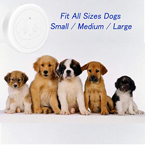 EverNary Dog Door Bell,Smart Wireless Dog Doorbells for Potty Training, Dog Bells with Waterproof Touch Button, Door Bell for Dogs to Go Outside (1 Receiver and 1 Transmitter), White