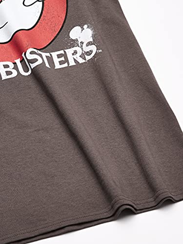 Ghostbusters Men's Classic Logo T-Shirt, Charcoal, Small