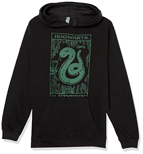 Harry Potter Kids Slytherin Tarot Youth Pullover Hoodie, Black, Small