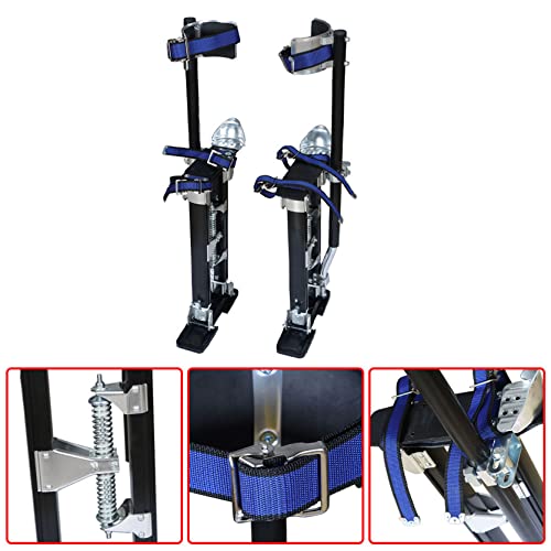 TINVHY 15-23In Adjustable Drywall Stilts for Sheetrock Painting or Cleaning Black