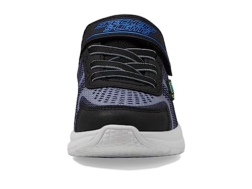 Skechers Kids Boy's Tri-Namics Sneaker, Black/Yellow/Blue, 13.5 Little Kid