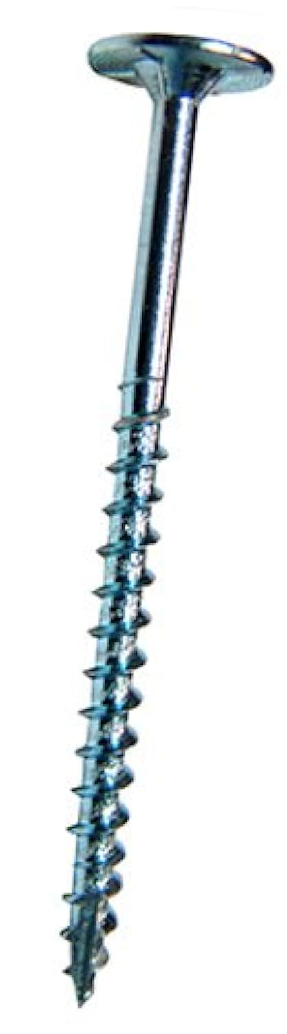 FASTCAP PHZ8.3-inch-50PC PowerHead 3-Inch Cabinet Installation Screws, 50-Pack, Zinc
