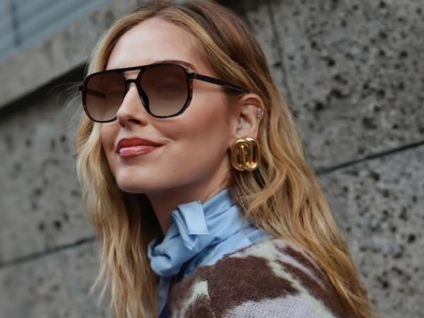 hnbliv Retro Aviator Sunglasses for Women & Men Lightweight Square Shade UV400 Protection Unisex Sun Glasses
