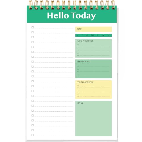 To Do List Notepad, To Do List Notebook for Work with 52 Sheets and Checklists, Organizer for Tasks & Goal Planning,Perfect for Enhanced Productivity and Goal Achievement-Blue