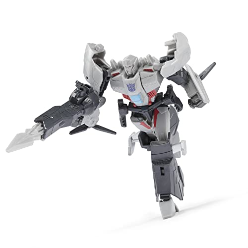 Transformers EarthSpark Megatron Warrior Class 12.5 cm Action Figure Robot Toy for Kids Age 6+
