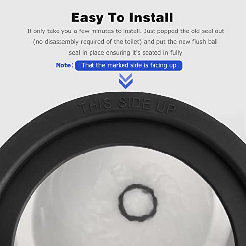 Tecreddy RV Toilet Seal Replacement for Dometic 300 310 320 Toilet Seal Gasket Kit - Replace Part #385311658