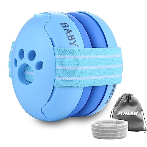 ZOHAN EM001 Baby Ear Muffs Noise Canceling Protection Headphones for Toddler and Infant Up to 36 Months - CE & CPC Certified with Replacement Headband