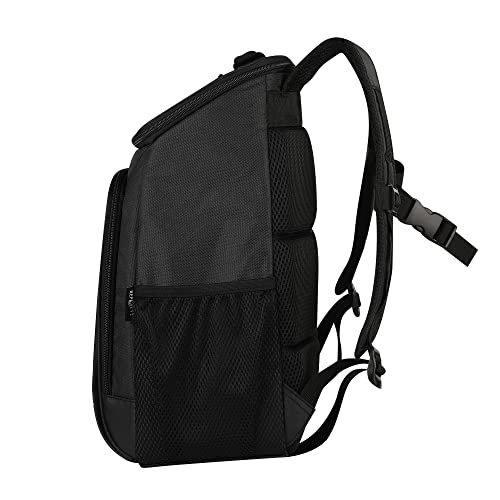 Igloo Top Grip Repreve Eco-Friendly Maxcold Backpack Cooler-Black 24-can
