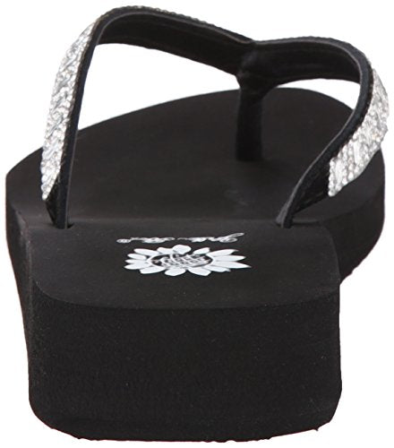 Yellow Box Women's Zemily Sandal, Clear, 8 Medium US