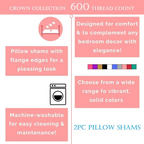 Hotel Quality White Solid Pinch Pleated Pintuck Euro Pillow Shams Set of 2 - Hypoallergenic 500-TC 100% Egyptian Cotton Decorative Pintuck European Pillow Sham (Silver, Euro 28'' x 28'')