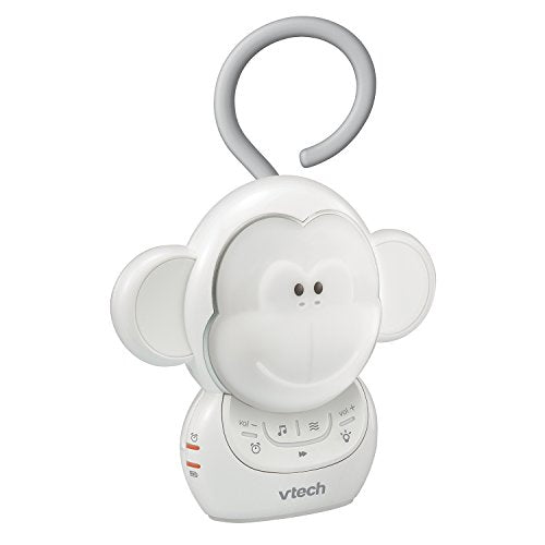 VTech Communications BC8211 Myla The Monkey Baby Sleep Soother with a White Noise Sound Machine Featuring 5 Soft Ambient Sounds, 5 Calming Melodies & Soft-Glow Night Light, 1 Count (Pack of 1)