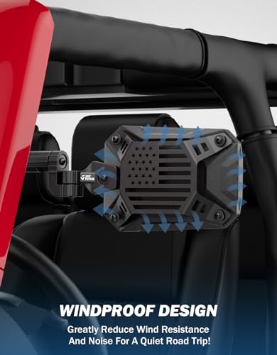 JOYTUTUS Wrangler Mirrors Doors Off Compatible with Wrangler JK & Unlimited 2007-2018, Wrangler JK Side Mirrors with Doors Off Wider View No Vibrate & Wobble (NOT FIT Wrangler JL), Patent Pending