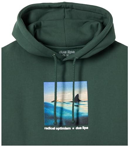 Dua Lipa unisex-adult Standard Official Merch Radical Optimism Hoodie, Slate