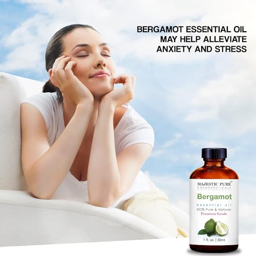 MAJESTIC PURE Geranium Essential Oil | 100% Pure and Natural Geranium Oil | Premium Grade Essential Oils for Hair Care, Home Diffusers, Skin, Aromatherapy, Massage and Humidifiers | 1 Fl Oz
