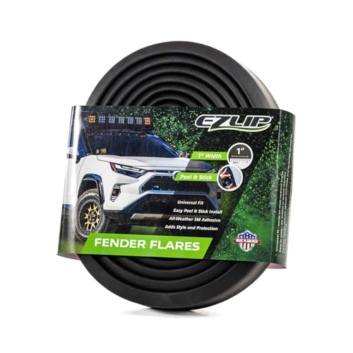 EZ Flares - Universal Offroad Flexible Foam Rubber Fender Flares 1-inch Extension