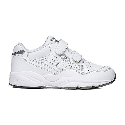 Propét Womens Stability Walker Strap Walking Walking Sneakers Shoes - White - Size 6.5 B