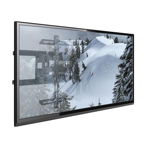 Kanto PDX650 Full Motion Articulating TV Wall Mount for 37-inch to 75-inch TVs | Low Profile with 22" Extension | Integrated Cable Management | Swivel and Tilt Capable | Black