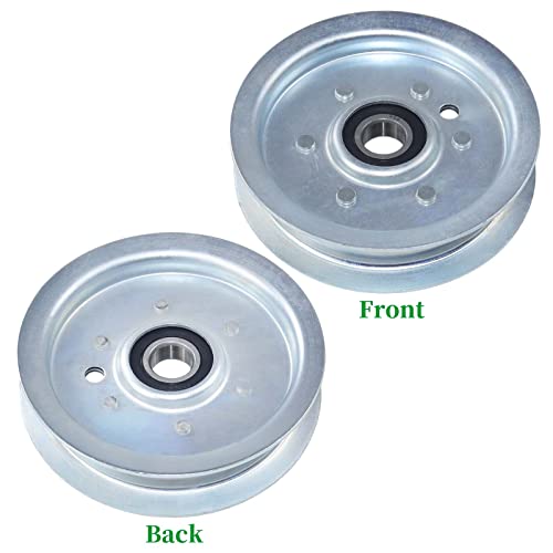 BOSFLAG 132-4718 Pulley Replaces Toro 132-4718 Pulley-Idler Flat, Exmark 1-603843, 116-3626, 132-7543, E603843 for Toro X4800, X4850, X5450, X4850, X5450, XS4850, XS5450, Xs5450, Zx4800 Riding Mowers