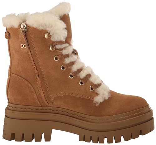 Sam Edelman Kyler Combat Boot Washed Taupe 10 Medium