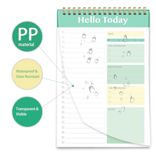 To Do List Notepad, To Do List Notebook for Work with 52 Sheets and Checklists, Organizer for Tasks & Goal Planning,Perfect for Enhanced Productivity and Goal Achievement-Blue