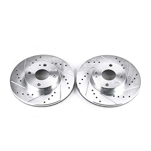 Power Stop JBR579XPR Front Evolution Drilled & Slotted Rotor Pair
