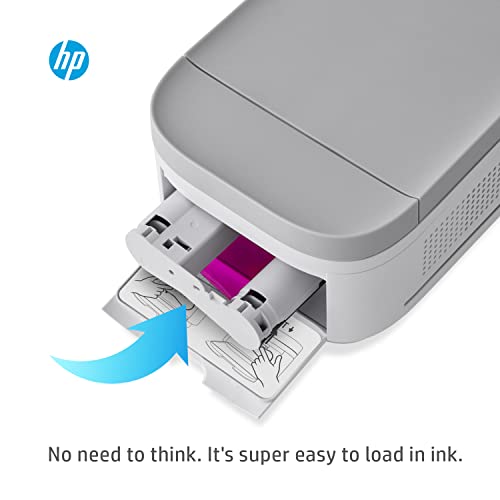 HP Sprocket Studio Plus 4x6 Instant Photo Printer – 118 Sheets & Cartridge Bundle - Wireless, Wi-Fi, Premium Dye Sublimation - Vibrant Color Pictures - Editing App for Fun, Creative Photos