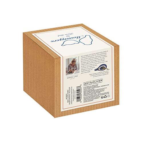 Enesco Izzy and Oliver Karin Lind Messengers Needed Some Peace Bird Figurine, 2.75 Inch, Dark Blue