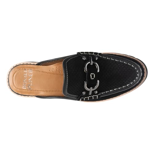 Donald Pliner Women's Elta Mule, Navy-Crinkle Patent, 10