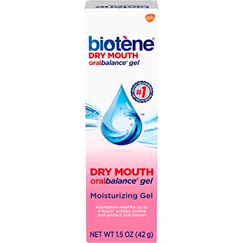 biotène Oral Balance Moisturizing Gel, Alcohol Free Gel and Dry Mouth Gel, Flavor Free, 1.5 Oz