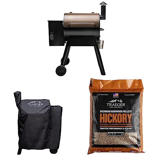 Traeger Grills Pro 22 Electric Wood Pellet Grill and Smoker, Bronze